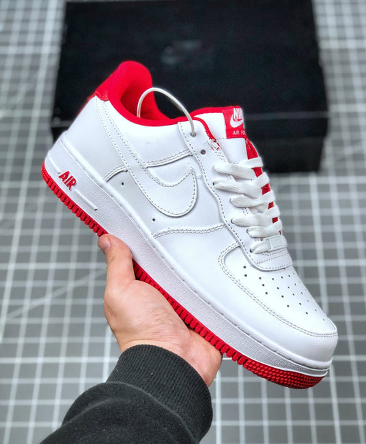 Nike Air Force 1 Low White "University Red"