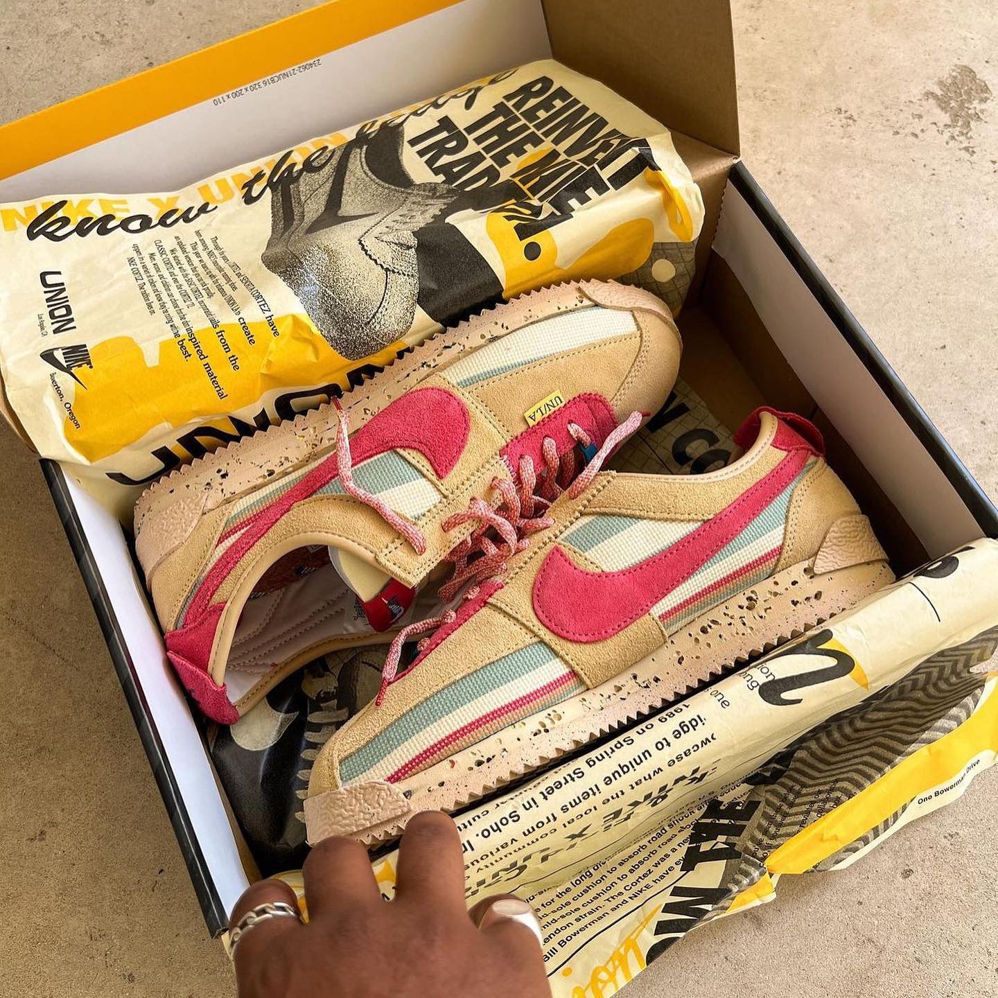 Nike Cortez x Union Sesame x