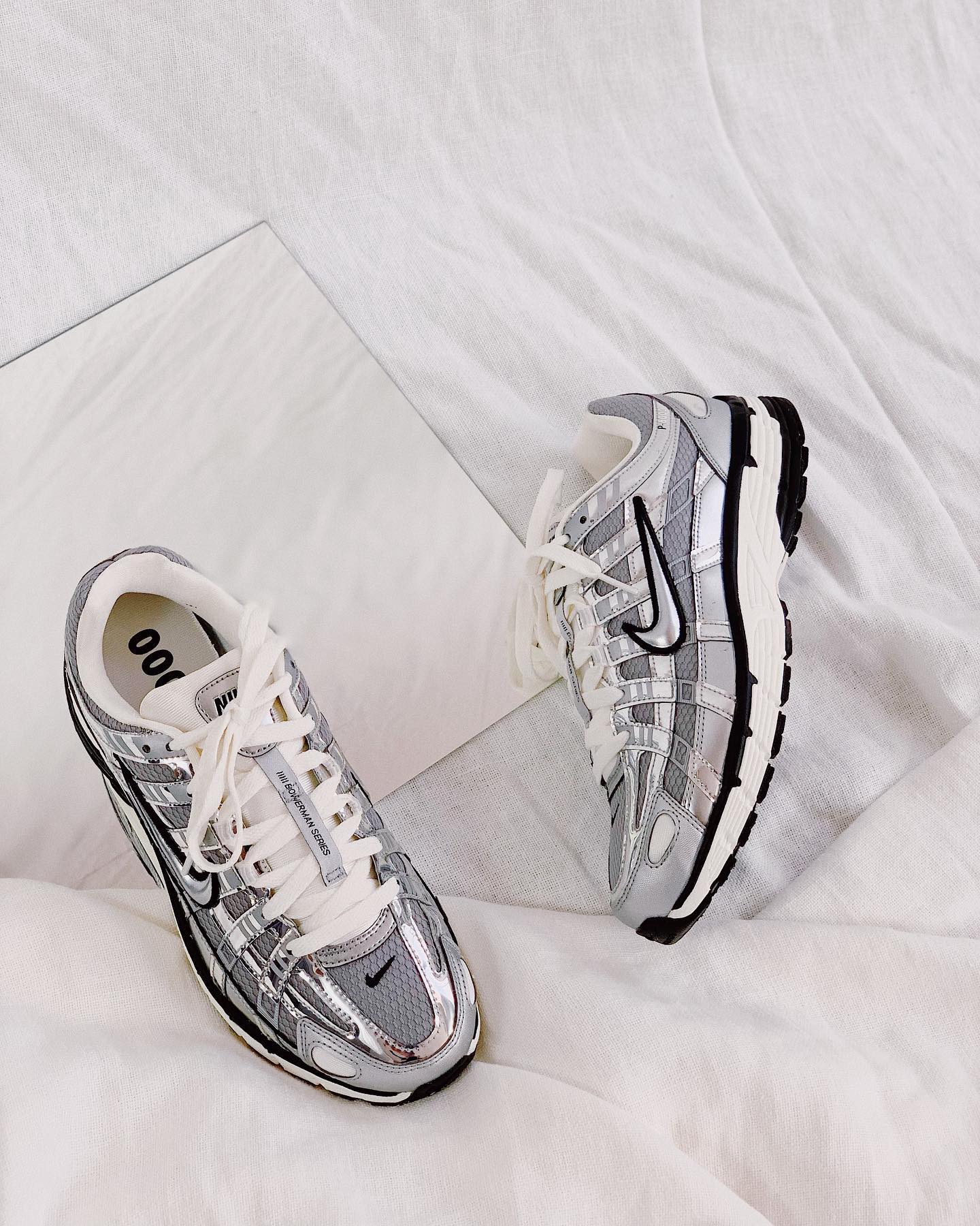 Nike P-6000  Metallic Silver