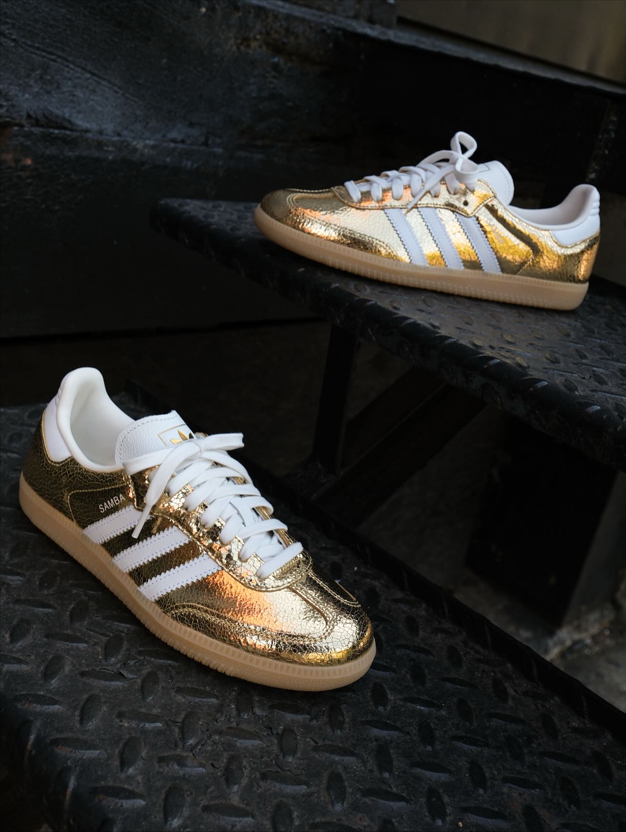 Adidas Samba "Metallic Gold "